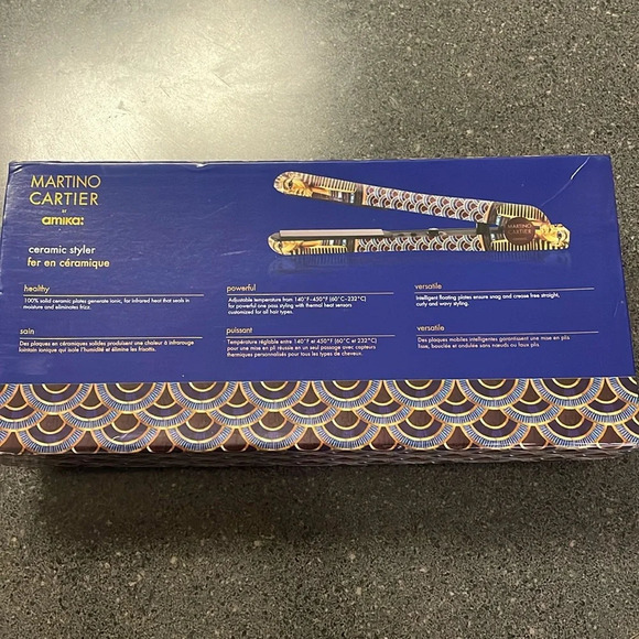 amika Other - AMIKA MARTINO CARTIER CERAMIC HAIR STYLER STRAIGHTEN NIB